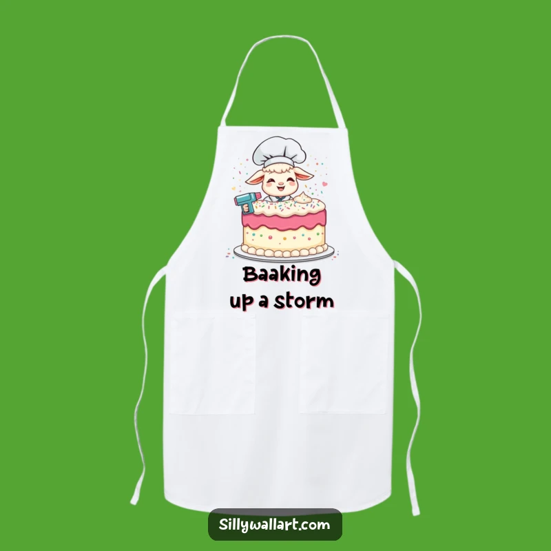 Funny Lamb Chef Apron: Bake with Joy and Giggles