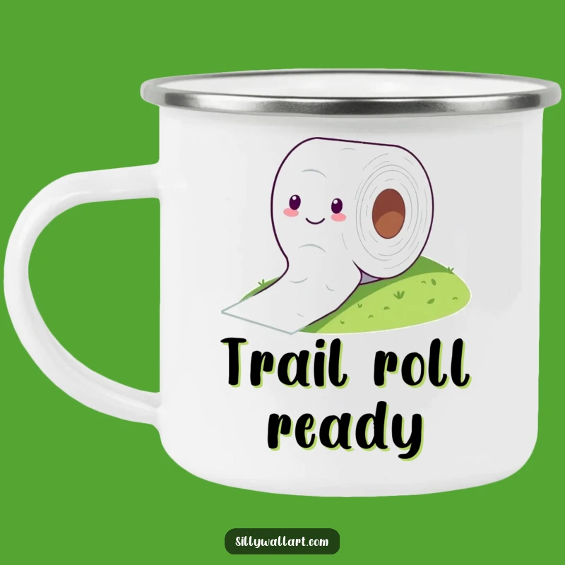 Funny Toilet Paper Roll Camping Mug: Adventure with a Hilarious Rolling Buddy