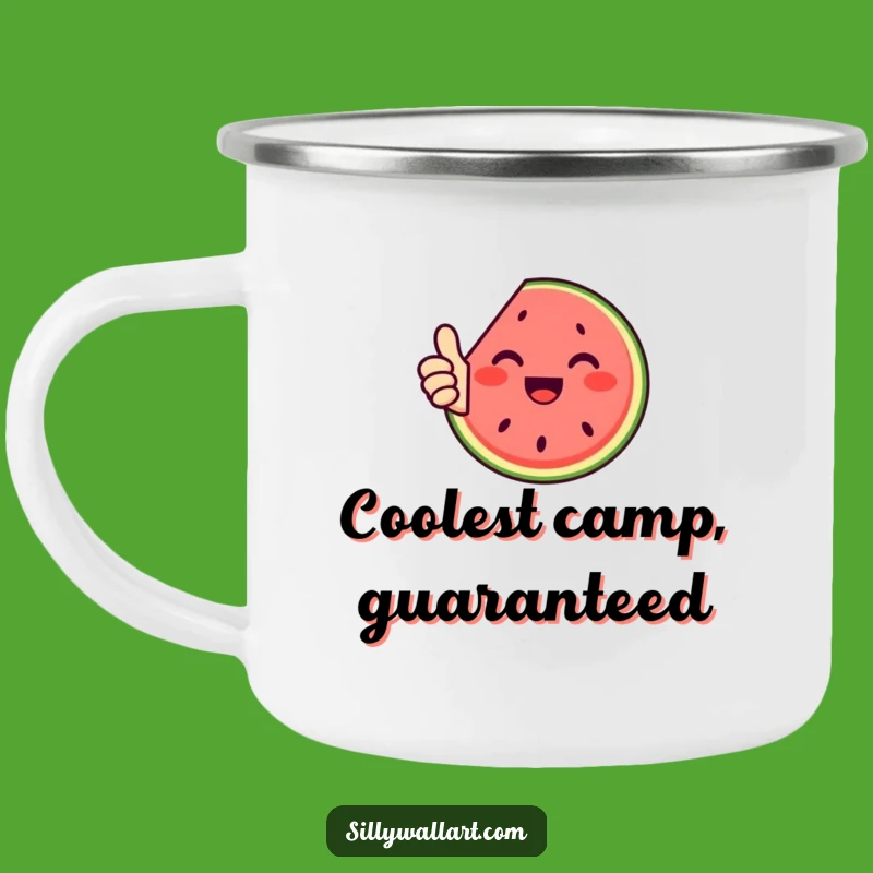Funny Watermelon Thumbs Up Camping Mug - Refresh Your Adventures