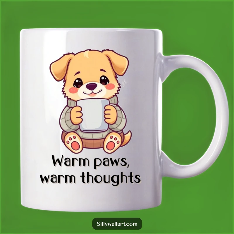 Funny Cozy Dog Sweater Mug - Warm & Steaming Canine Comfort Gift