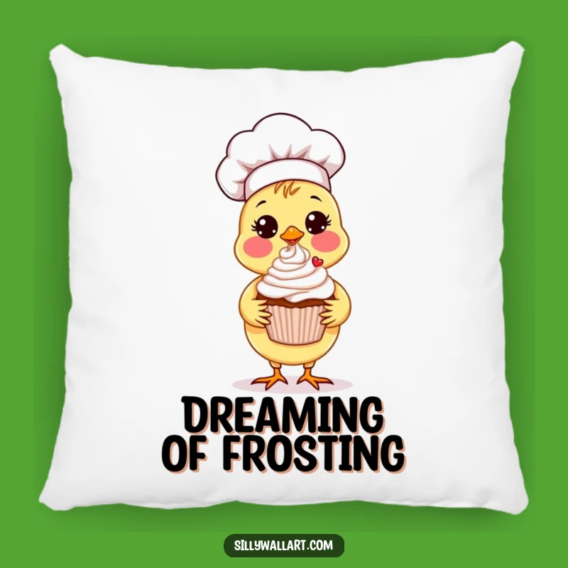 Funny Chick Chef Pillow: Sweet Comfort, Perfect Cute Gift!