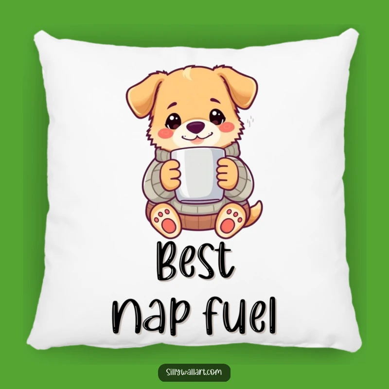 Funny Cozy Dog Sweater Pillow - Warm Canine Comfort Decor