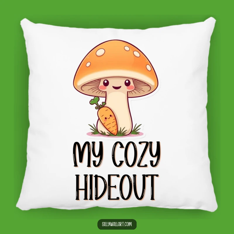Funny Shy Carrot Pillow - Cute Garden Cushion Gift for Comfort