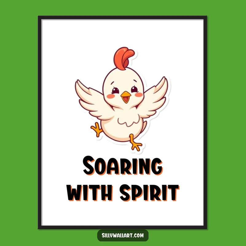 Funny Rubber Chicken Digital Art: Hilarious Wall Decor for a Giggle