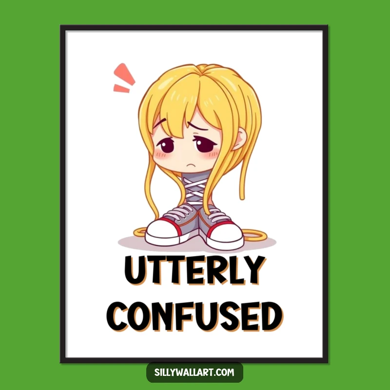 Funny Spaghetti Noodle Poster: Hilarious Wall Art for a Kitchen Giggle