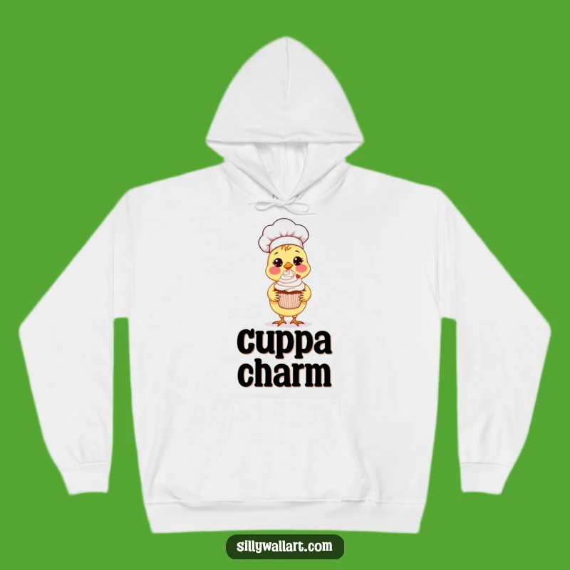 Funny Chick Chef Hoodie: Cozy Cupcake Comfort, Perfect Gift!