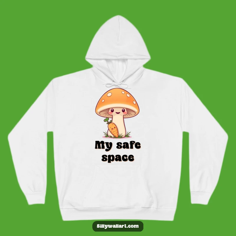 Funny Shy Carrot Hoodie - Cozy Garden Sweatshirt Gift for Nature Lovers