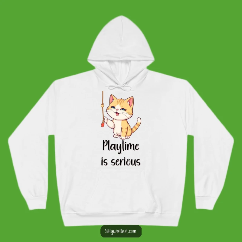 Funny Playful Cat Hoodie - Cozy Mischief Maker Gift Idea