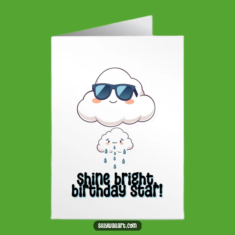 Free Printable Birthday Card: Cool Cloud for a Funny DIY Gift