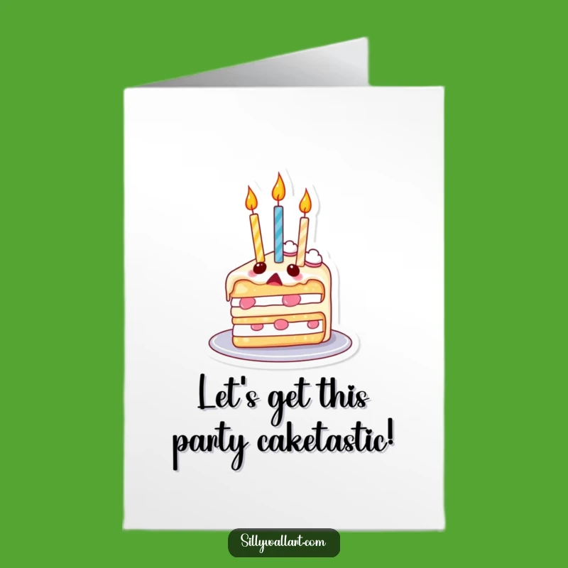 Free Printable Funny Birthday Card: Cake Balloons - DIY Downloadable Gift