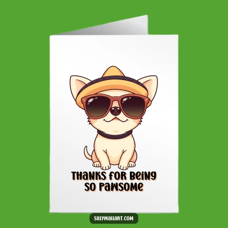 Free Printable Thank You Card: Gracias Chihuahua - Funny Downloadable Gift
