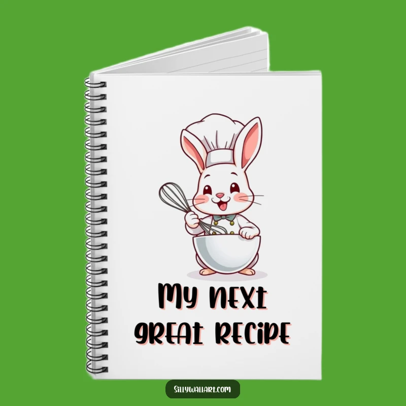 Funny Bunny Chef Notebook: Whisking Ideas, Perfect Gift for Chefs!