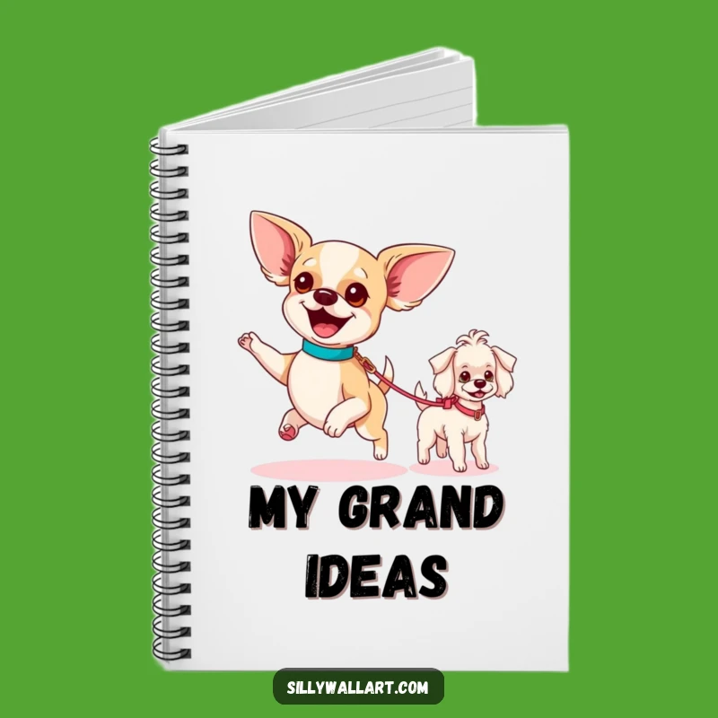 Funny Dog Parade Notebook: Jot Down Ideas with Canine Companions