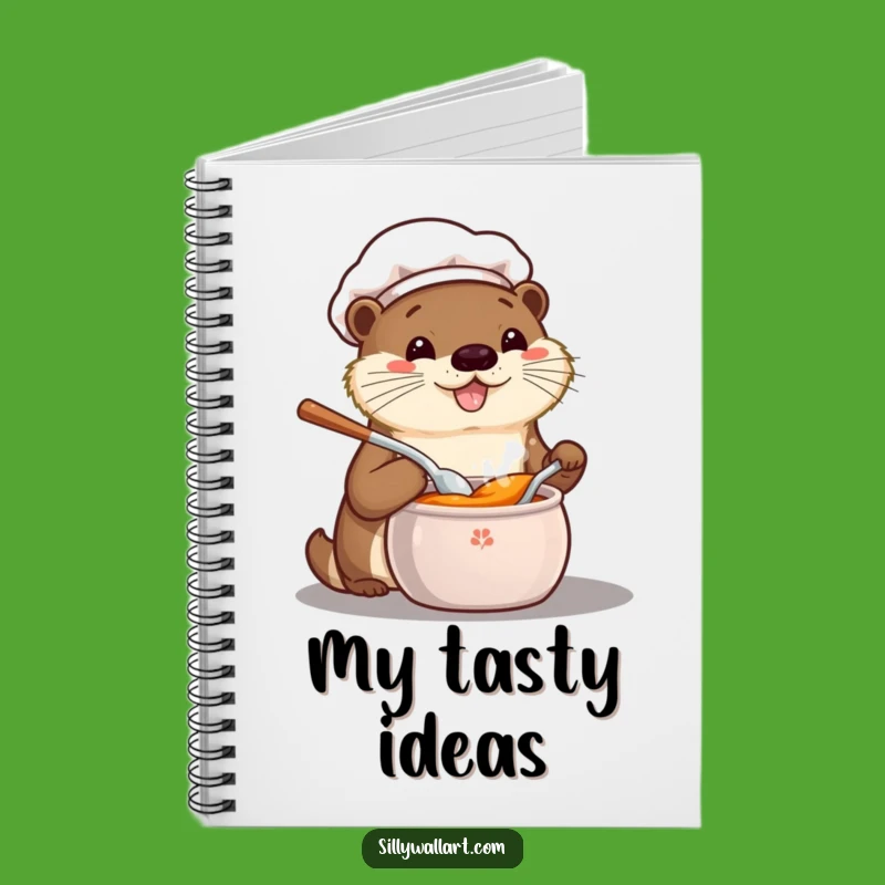 Funny Otter Chef Notebook: Jot Down Recipes with Kawaii Charm