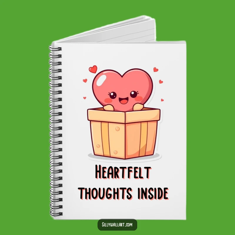 Funny Heart Gift Notebook - Jot Down Joyful Thoughts & Ideas