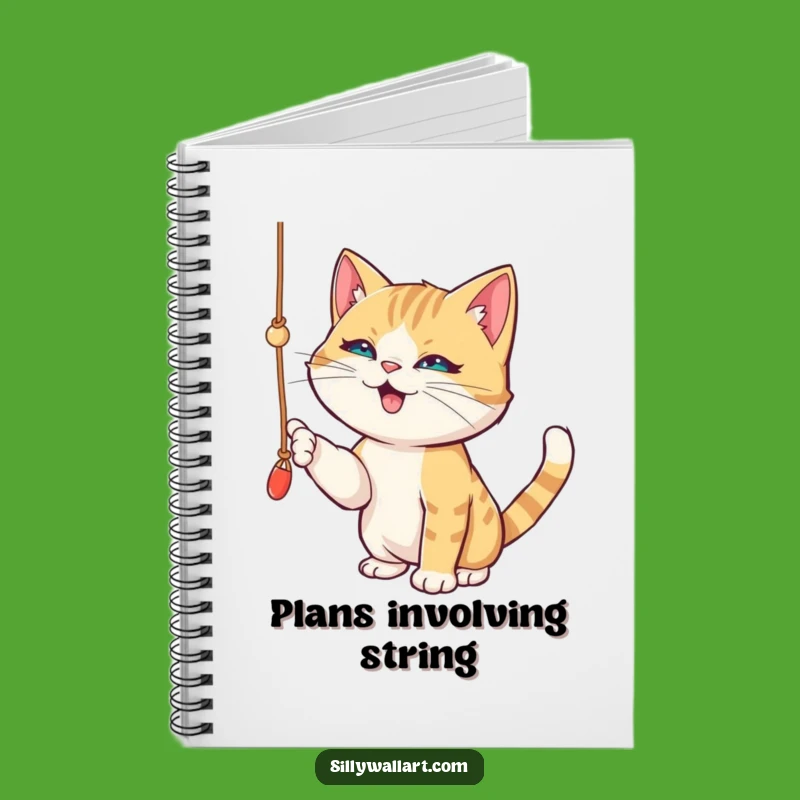 Funny Playful Cat Notebook - Mischief Maker Journal Gift