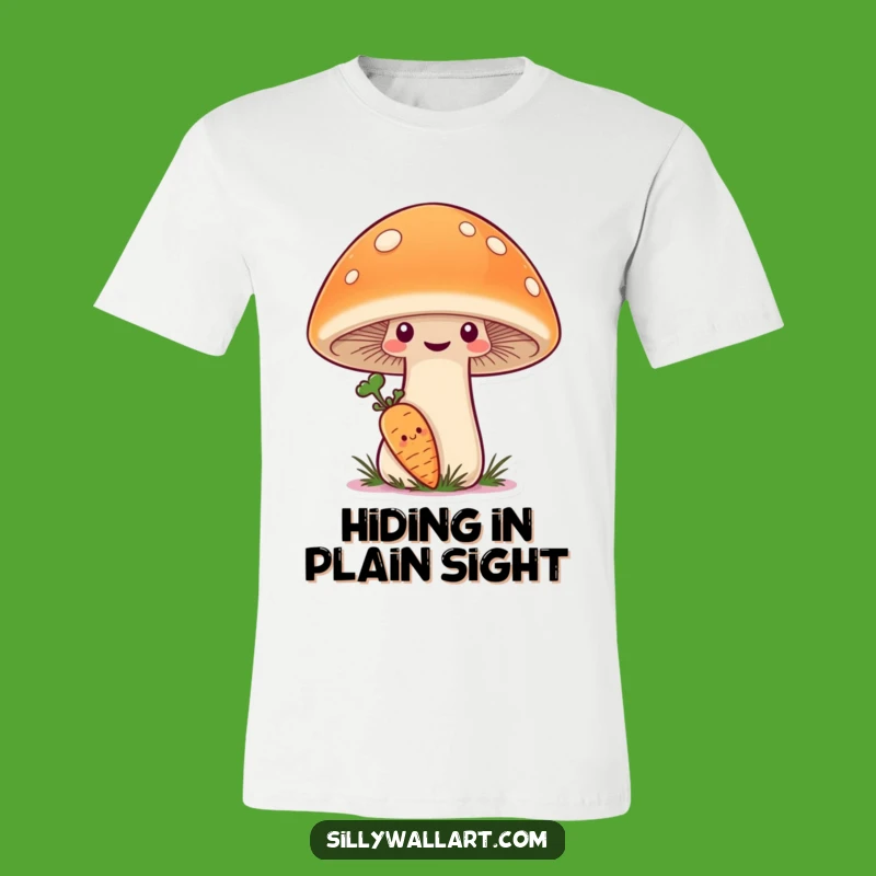 Funny Shy Carrot T-Shirt - Cute Garden Gift for Introverts