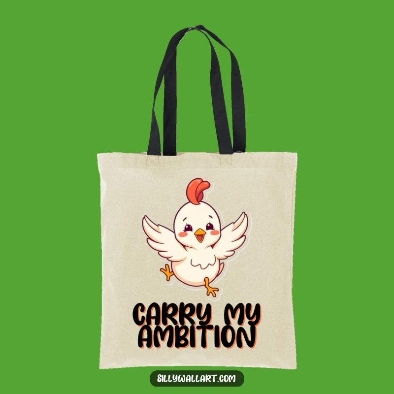 Funny Rubber Chicken Tote Bag: Carry Your Laughs with Hilarious Poultry Style