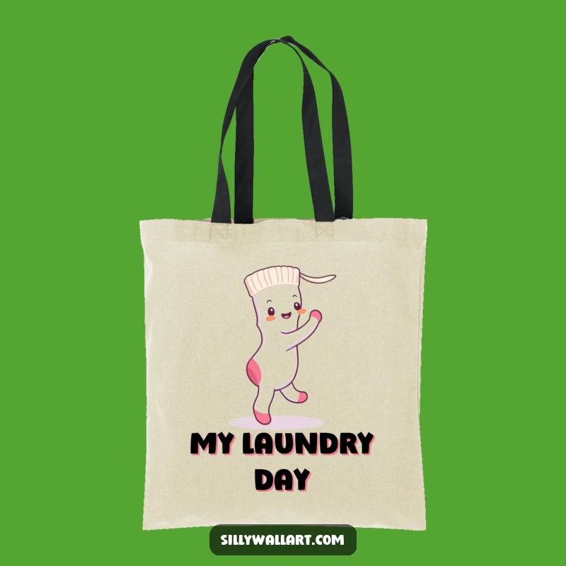 Funny Sock Tango Tote Bag - Hilarious Accessory for Laundry Day